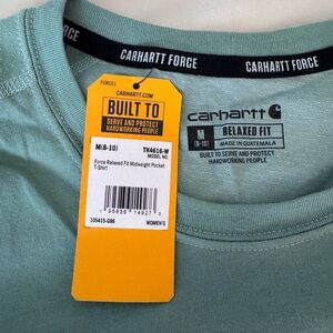 Carhartt Women’s Relaxed Fit Pocket T-Shirt - Green